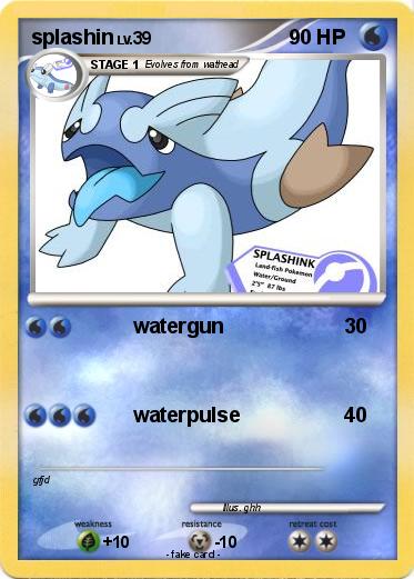 Pokemon splashin