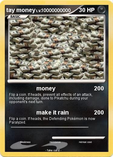 Pokemon tay money