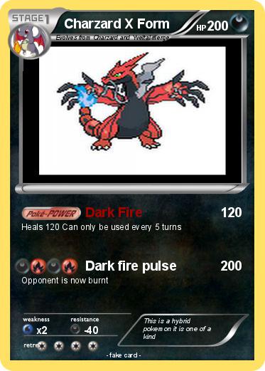 Pokemon Charzard X Form
