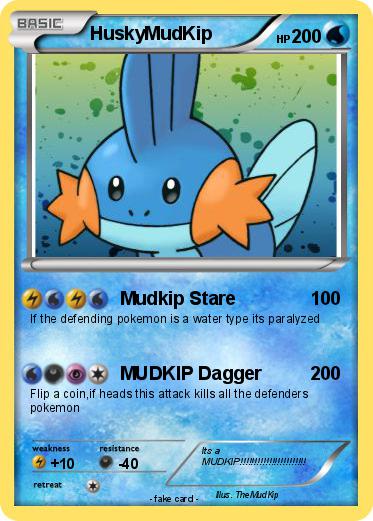 Pokemon HuskyMudKip
