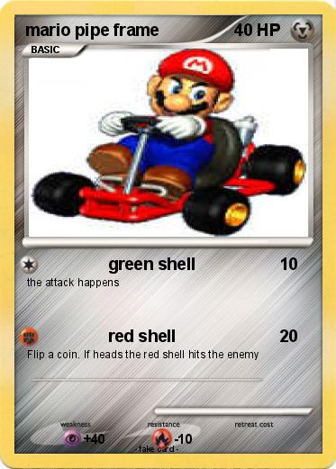 Pokemon mario pipe frame