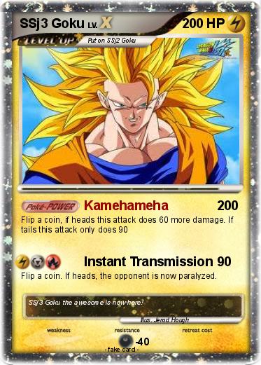 Pokemon SSj3 Goku