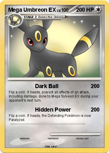 Pokemon Mega Umbreon EX