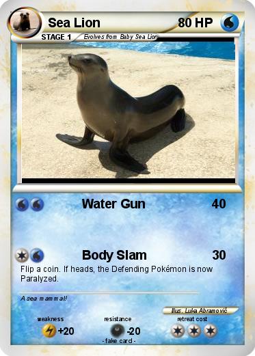 Pokemon Sea Lion