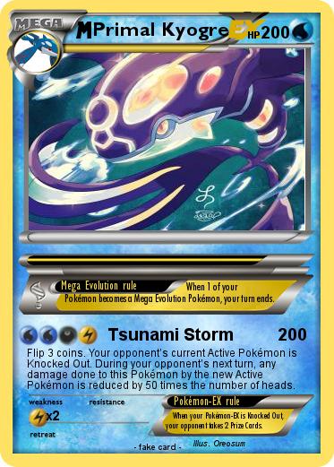 Pokemon Primal Kyogre