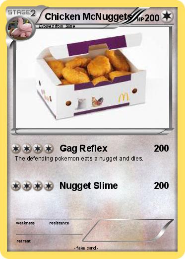 Pokemon Chicken McNuggets