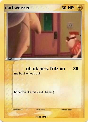 Pokemon carl weezer