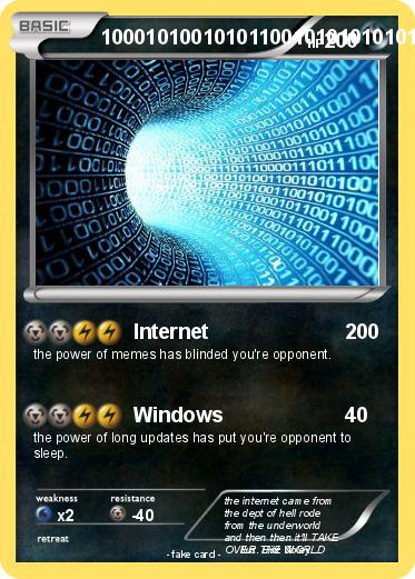 Pokemon 10001010010101100101010101011010101011011001010110101010110101010100101010111100101010101010010101010101011001001010101010101010100101010