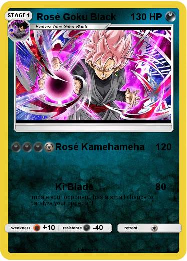 Pokemon Rosé Goku Black