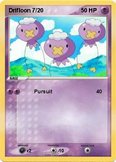 Pokemon Drifloon 7/20