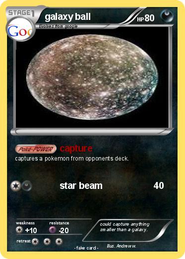 Pokemon galaxy ball