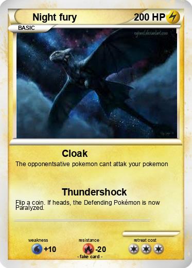 Pokemon Night fury