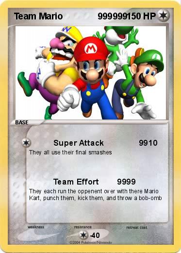 Pokemon Team Mario              999999