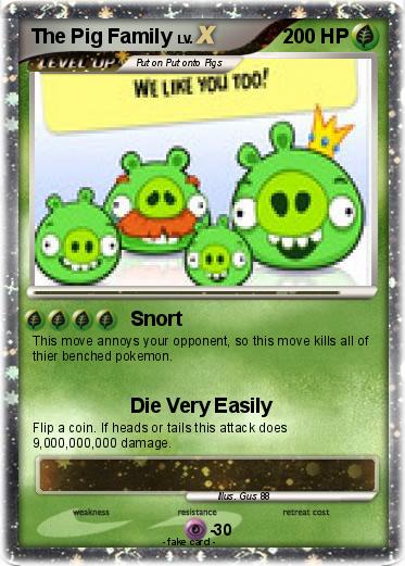 Pokemon The Pig Family