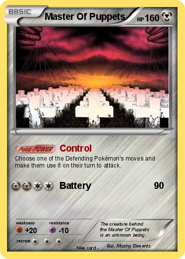 Pokemon Master Of Puppets
