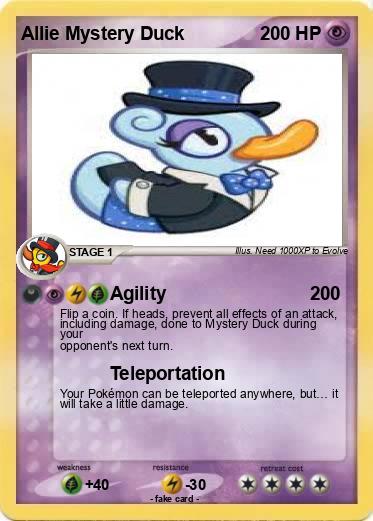 Pokemon Allie Mystery Duck