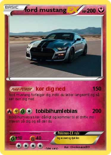 Pokemon ford mustang