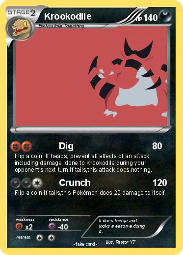 Pokemon Krookodile Pokemon Krookodile