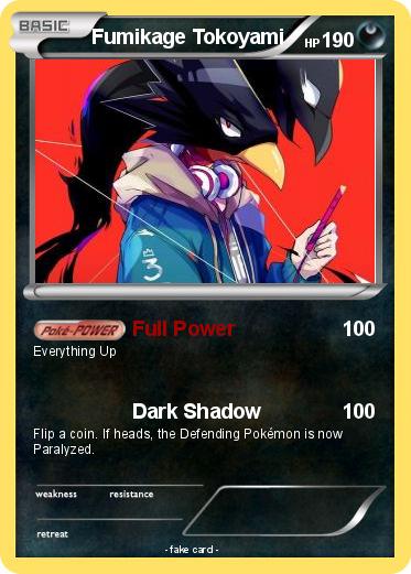 Pokemon Fumikage Tokoyami