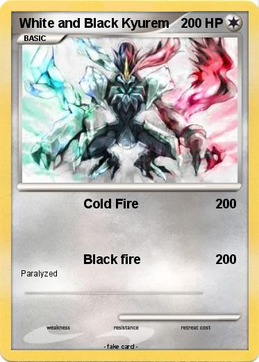 Pokemon White and Black Kyurem Pokemon White and Black Kyurem