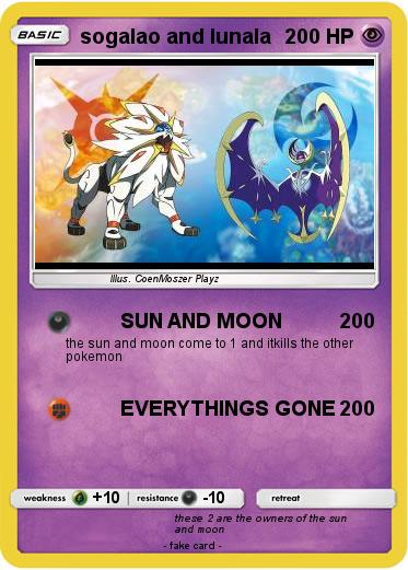 Pokemon sogalao and lunala