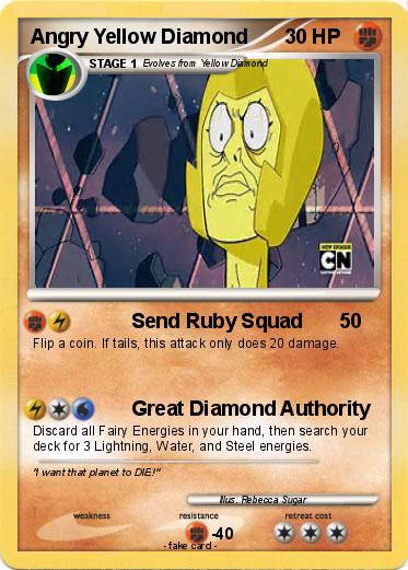 Pokemon Angry Yellow Diamond