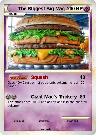 Pokemon The BIggest Big Mac