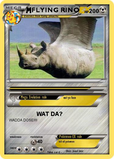 Pokemon FLYING RINO