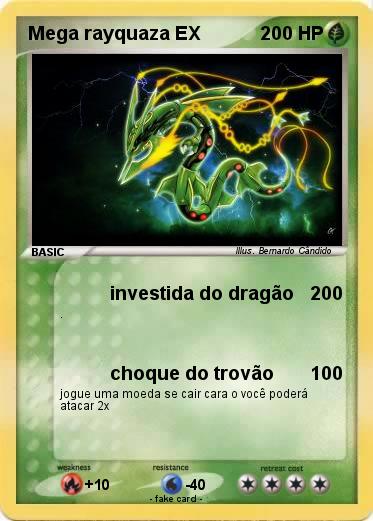 Pokemon Mega rayquaza EX