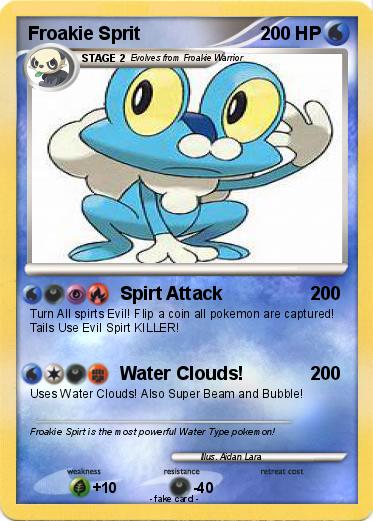 Pokemon Froakie Sprit
