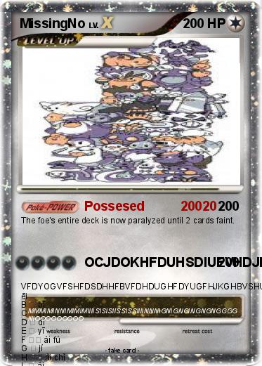 Pokemon MissingNo