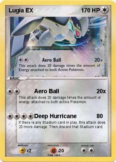 Pokemon Lugia EX
