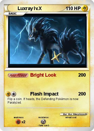 Pokemon Luxray lv.X