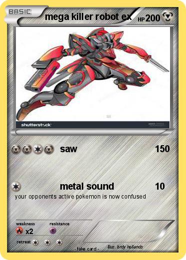 Pokemon mega killer robot ex