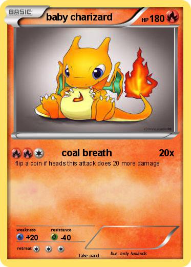 Pokemon baby charizard