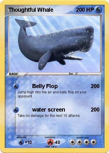 Pokemon Thoughtful Whale