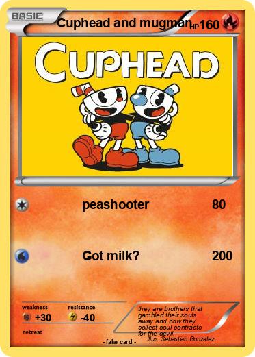 Pokemon Cuphead and mugman
