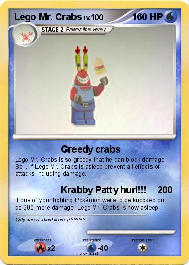Pokemon Lego Mr. Crabs