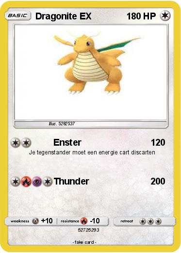 Pokemon Dragonite EX