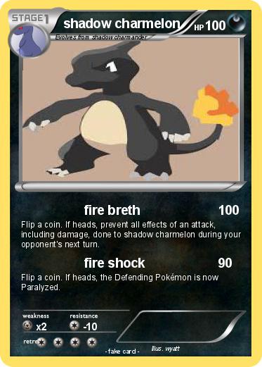 Pokemon shadow charmelon