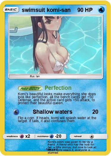 Pokemon swimsuit komi-san