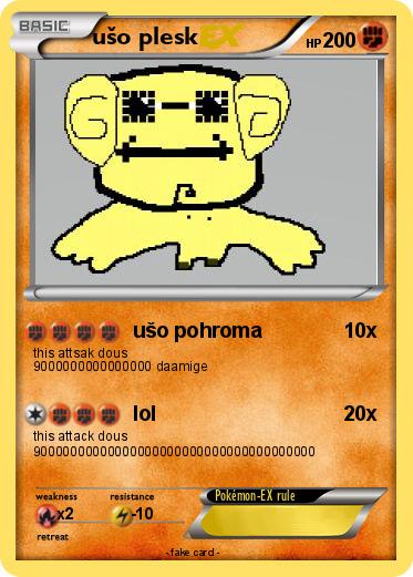 Pokemon ušo plesk