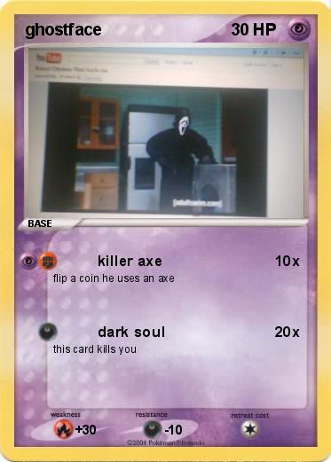 Pokemon ghostface