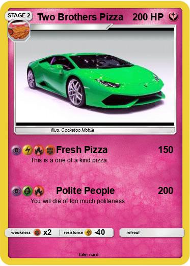 Pokemon Two Brothers Pizza