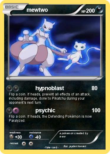Pokemon mewtwo