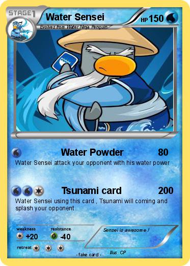 Pokemon Water Sensei
