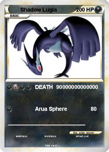 Pokemon Shadow Lugia