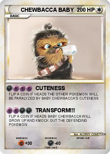 Pokemon CHEWBACCA BABY