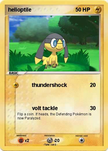 Pokemon helioptile