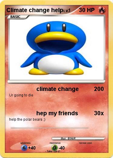 Pokemon Climate change help